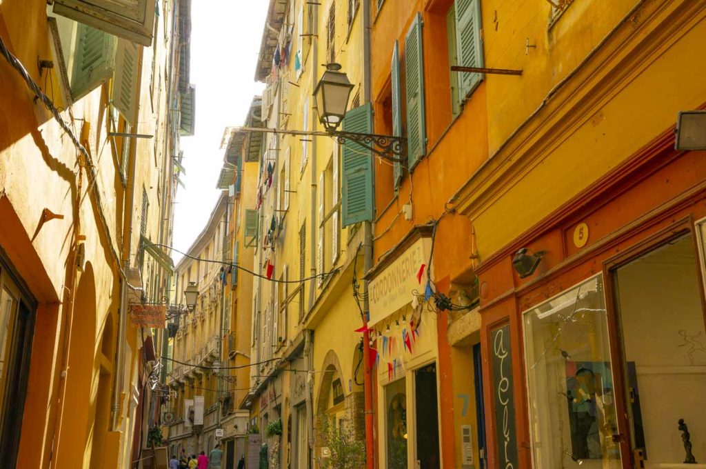 Gasse in Nizza 