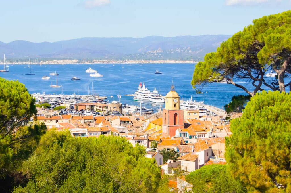 Saint-Tropez von oben