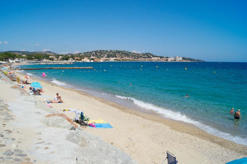 Strand in Sainte-Maxime