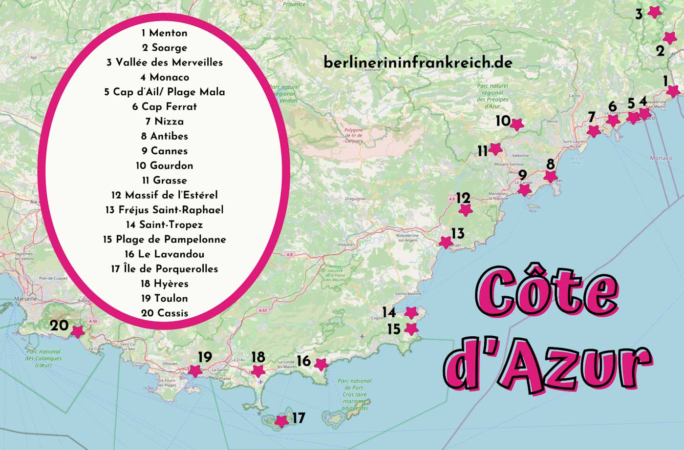 Côte d'Azur Sehenswürdigkeiten & Tipps einer Einheimischen